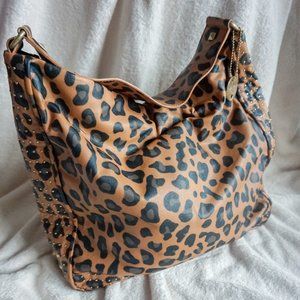 Cheetah Print Slouch Shoulder Bag